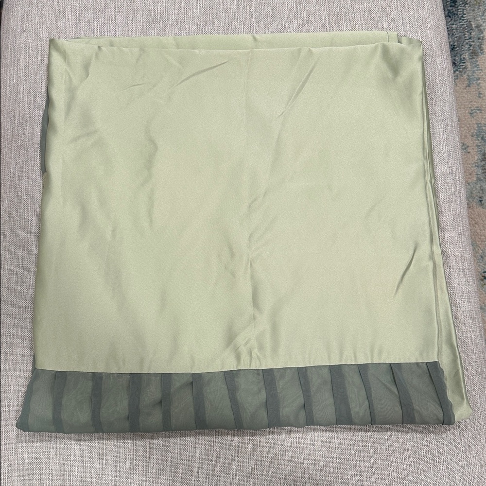 🎋🚿 Zen Green Nicole Miller New York Fabric Shower Curtain - Picture 3 of 13